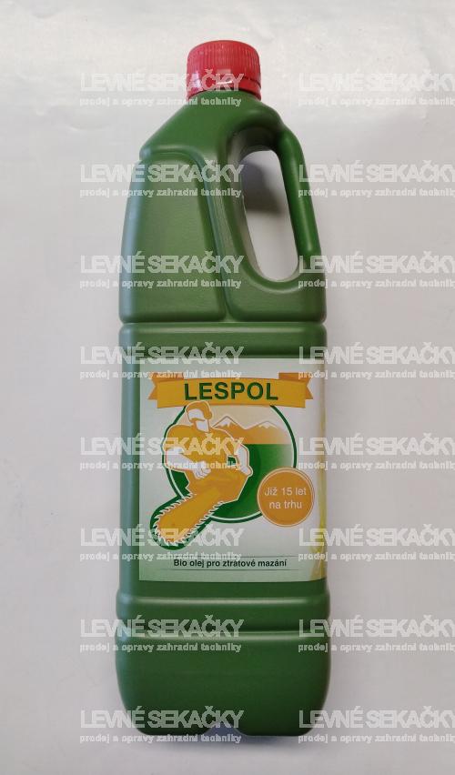 Biologický olej Lespol 1 l, lehce odbouratelný, na mazání řetězů